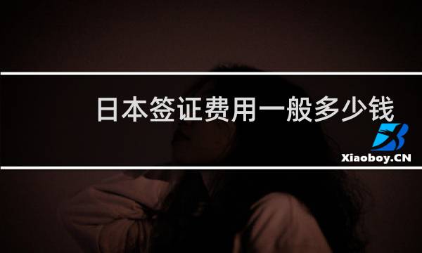 日本签证费用一般多少钱