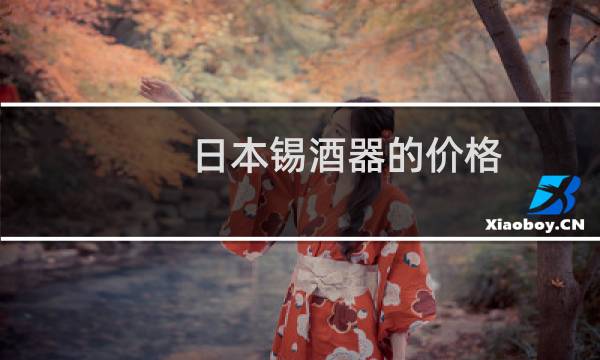 日本锡酒器的价格