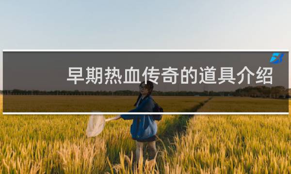 早期热血传奇的道具介绍