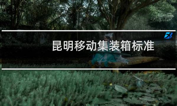 昆明移动集装箱标准