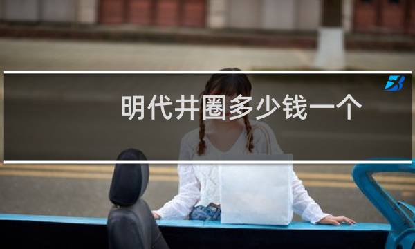 明代井圈多少钱一个