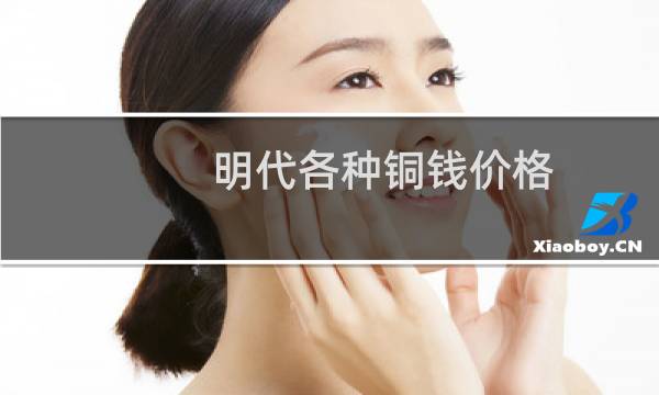 明代各种铜钱价格
