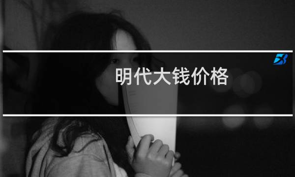 明代大钱价格