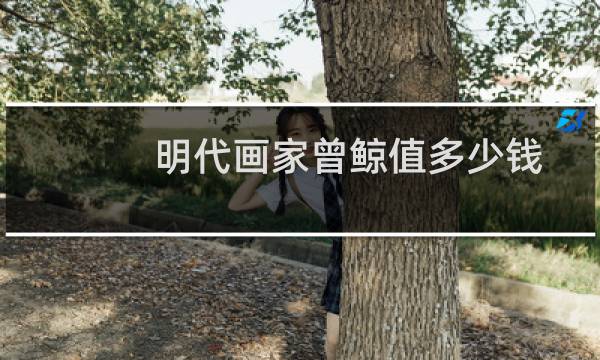 明代画家曾鲸值多少钱