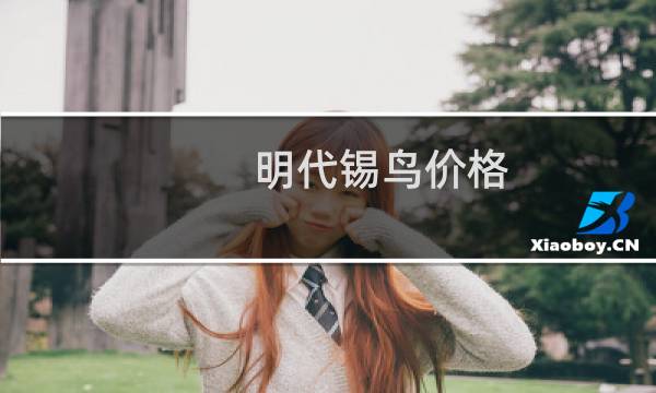 明代锡鸟价格