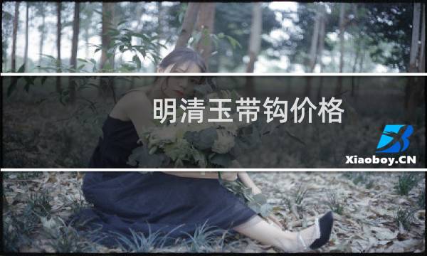 明清玉带钩价格