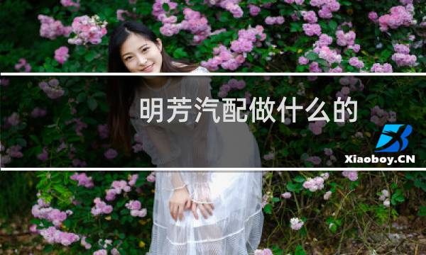 明芳汽配做什么的
