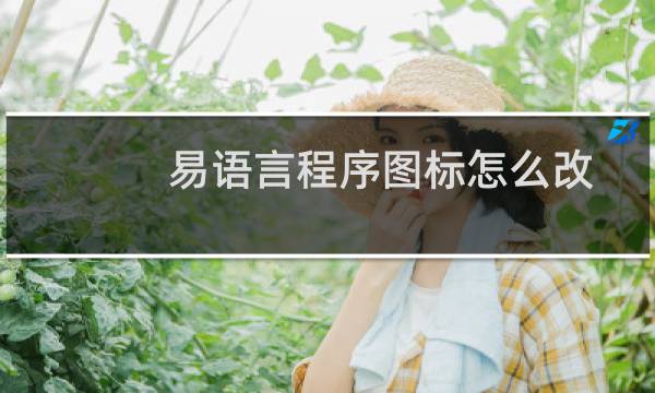 易语言程序图标怎么改