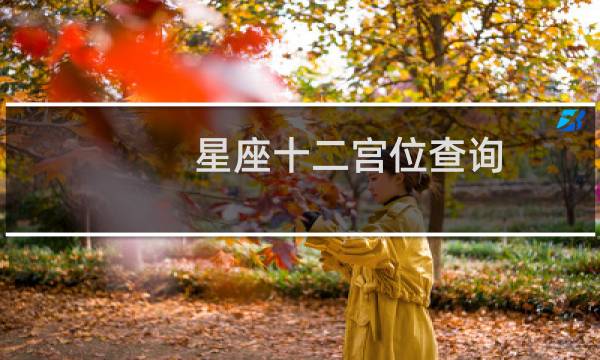 星座十二宫位查询