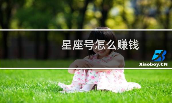 星座号怎么赚钱