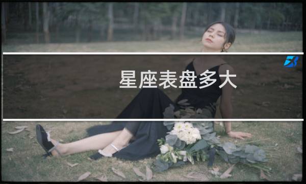 星座表盘多大