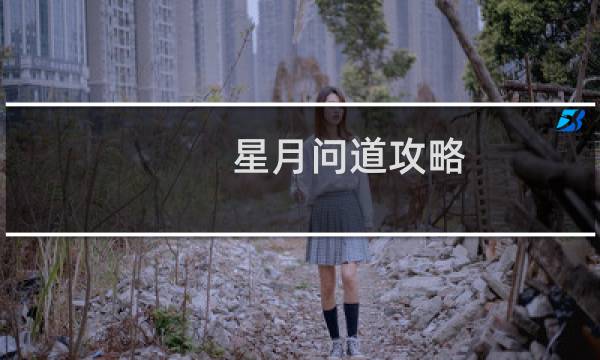 星月问道攻略