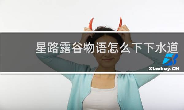 星路露谷物语怎么下下水道