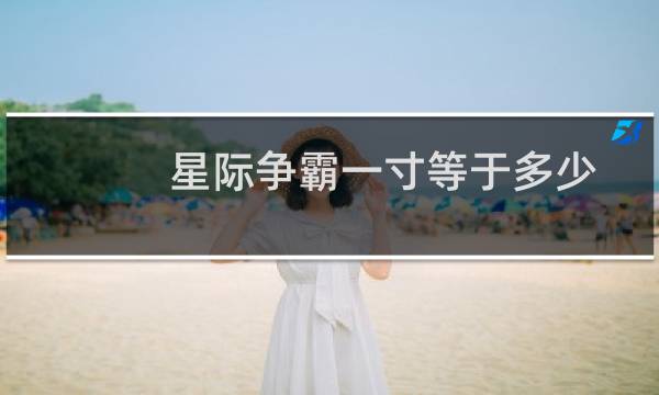 星际争霸一寸等于多少