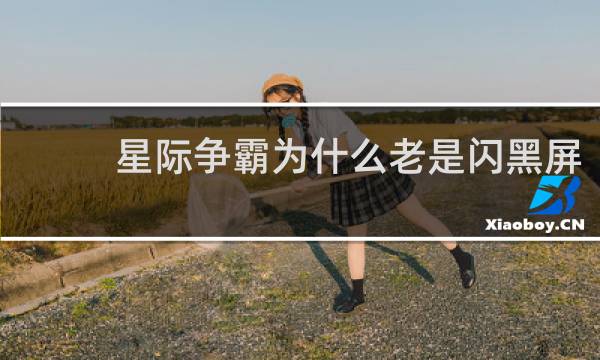 星际争霸为什么老是闪黑屏