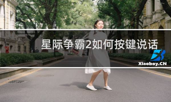 星际争霸2如何按键说话