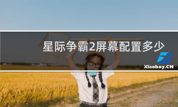 星际争霸2屏幕配置多少