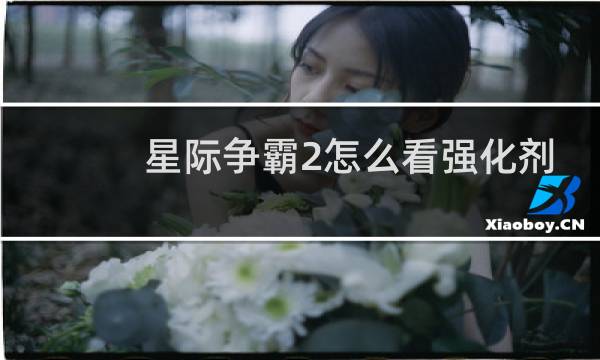 星际争霸2怎么看强化剂