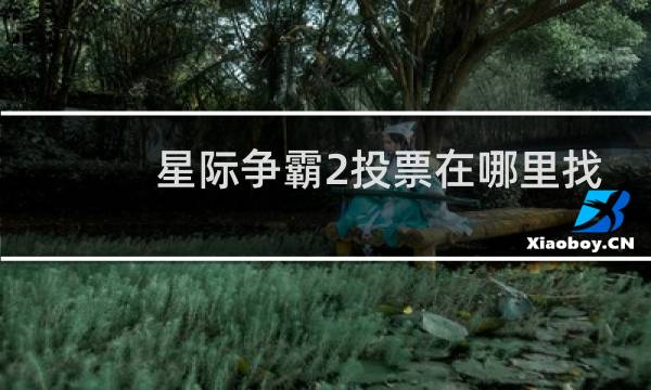 星际争霸2投票在哪里找