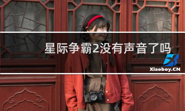 星际争霸2没有声音了吗