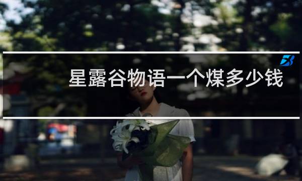 星露谷物语一个煤多少钱