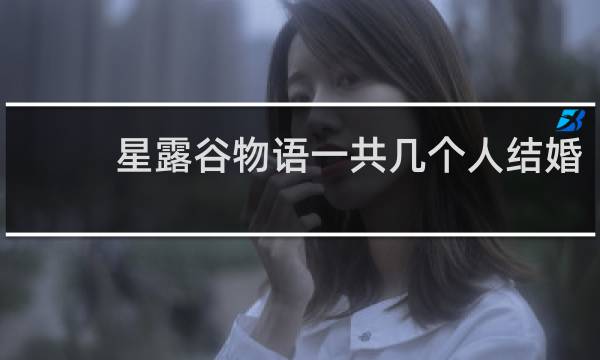 星露谷物语一共几个人结婚