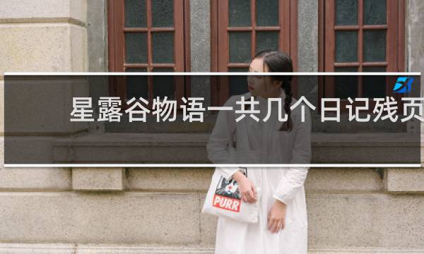 星露谷物语一共几个日记残页