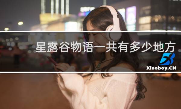 星露谷物语一共有多少地方