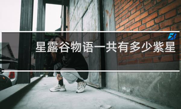 星露谷物语一共有多少紫星