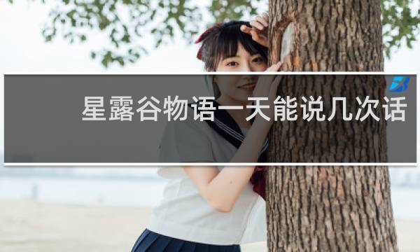 星露谷物语一天能说几次话