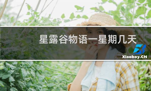 星露谷物语一星期几天