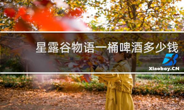 星露谷物语一桶啤酒多少钱