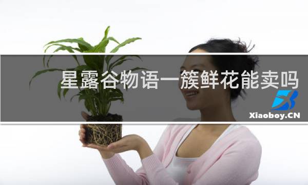 星露谷物语一簇鲜花能卖吗