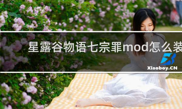 星露谷物语七宗罪mod怎么装