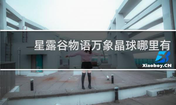 星露谷物语万象晶球哪里有