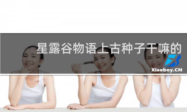 星露谷物语上古种子干嘛的