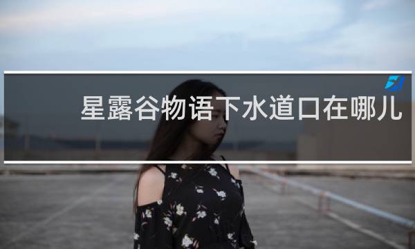 星露谷物语下水道口在哪儿