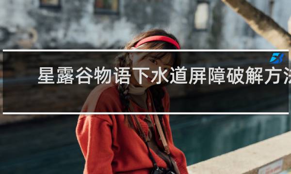 星露谷物语下水道屏障破解方法