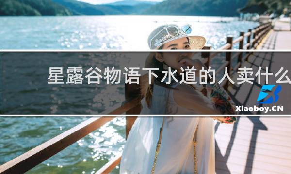 星露谷物语下水道的人卖什么