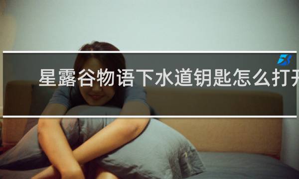 星露谷物语下水道钥匙怎么打开