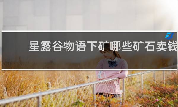 星露谷物语下矿哪些矿石卖钱
