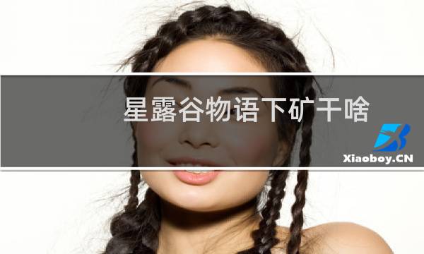 星露谷物语下矿干啥