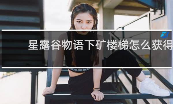 星露谷物语下矿楼梯怎么获得