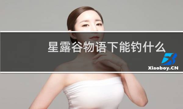 星露谷物语下能钓什么