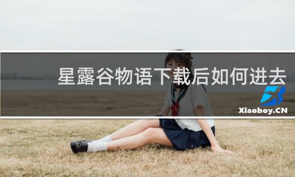 星露谷物语下载后如何进去