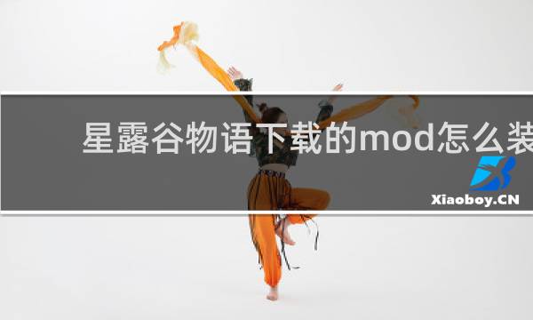 星露谷物语下载的mod怎么装