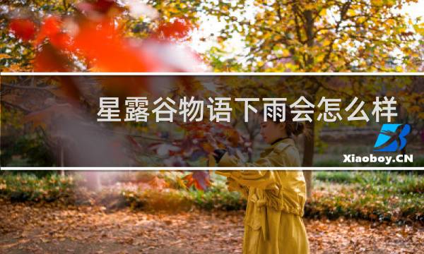 星露谷物语下雨会怎么样