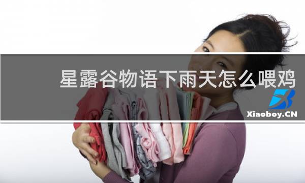 星露谷物语下雨天怎么喂鸡