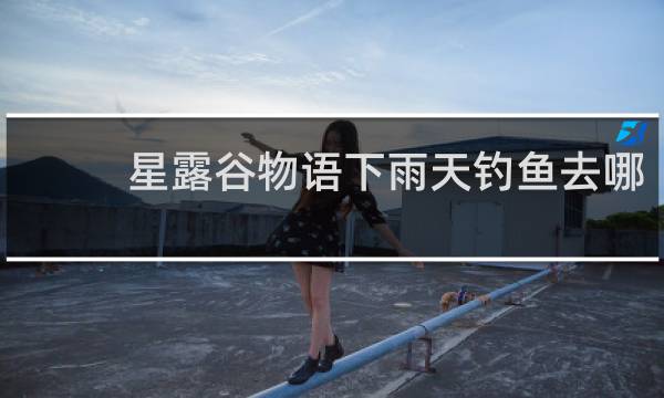 星露谷物语下雨天钓鱼去哪