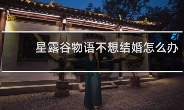 星露谷物语不想结婚怎么办